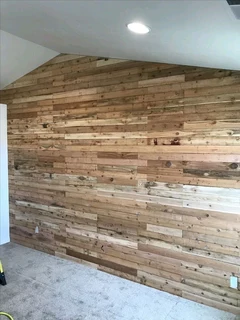 Rustic pallet cladding