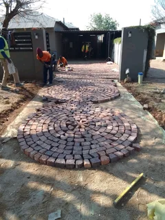 HALF Brick paving