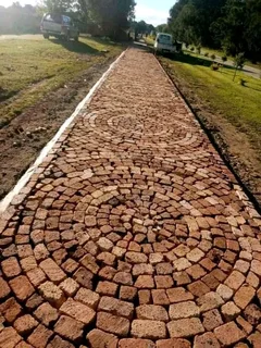 HALF Brick paving