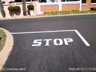 Brick paving and tar surfacing