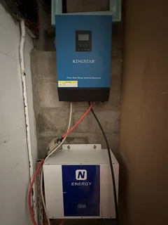 Kingstar KSW 3500VA Hybrid Inverter with 24v lithium battery