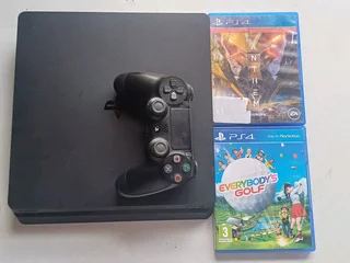 Playstation 4 slim 1TB with 2 games