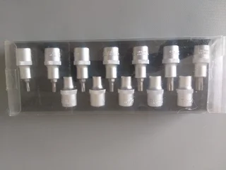 Grip 12 pc 12.7mm(half inch )Torx  and E- Socket Set