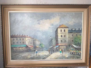 Caroline Burnett( 1877-1950 ) Oil  Painting