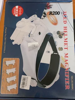 3LED Helmet Magnifier
