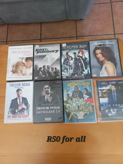 DVDs all for sale one batch