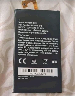 Cat s40 replacement battery  I don't fit I only sell parts
