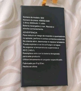 Cat s40 replacement battery  I don&#39;t fit I only sell parts