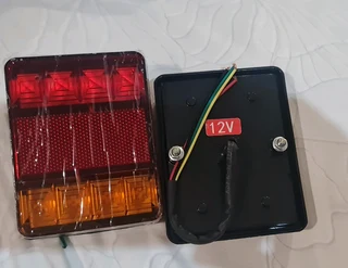 Trailer rear led wired 12v light set