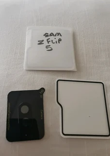 Samsung Z Flip 5 Front Screen Protector And Back Camera Lens Protector Only