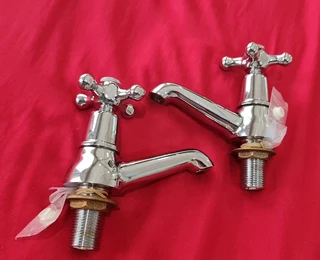 Cobra Tudor TD-212-15cp pillar taps 1/bsp 15mm chrome  sold as a set