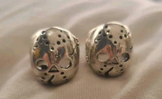 Friday The 13th Jason Mask Stainless Steel Silver Ring Only Size 6