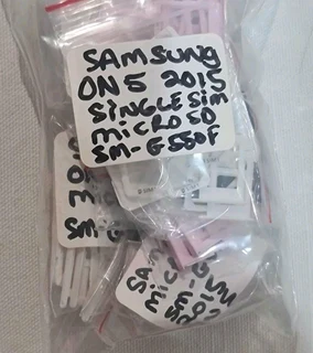 Samsung Galaxy J7 and On 5 Range of Sim Card Trays sold separately R180 each