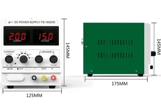 DC digital display regulated power supply 15/2a 110v no box