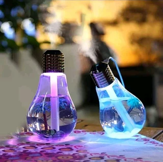 Humidifier Bulb 400ml capacity usb defuser with a  palm tree experience