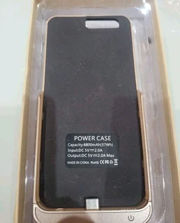 Huawei p10 Gold Charging Powerbank Case With Kickstand 6800mah