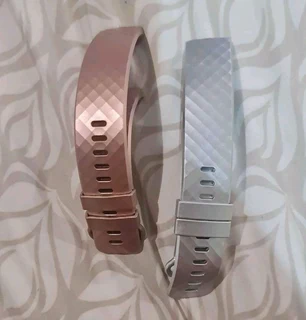Fitbit Charge 3 Smart Watch Replacement Straps In Rose Gold & Silver