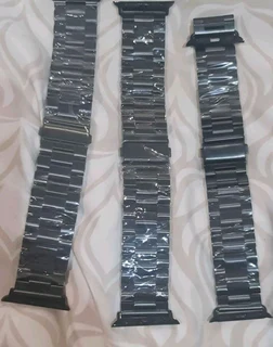 Apple iwatch Smart Watch replacement black38mm, 44mm stainless steel strap