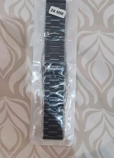 Samsung Galaxy smart watch gun metal black stainless steel watch strap for 24mm watches