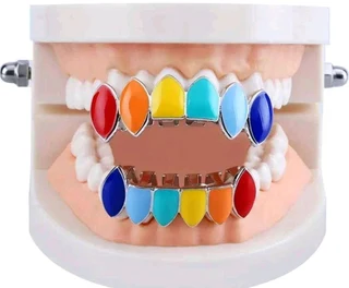 Grilz set Rainbow 69er hiphop removable