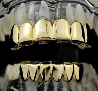 Grilz set silver &amp; gold color
