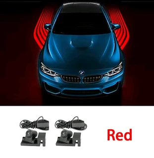 Angel wings under car projector lights universal red color only
