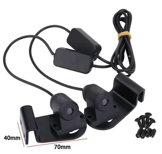 Angel wings under car projector lights universal red color only