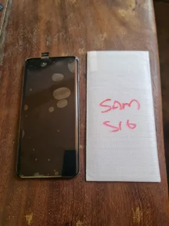 samsung S10 Replacement LCD with Silver Frame Amoled i dont fit i  only sell parts