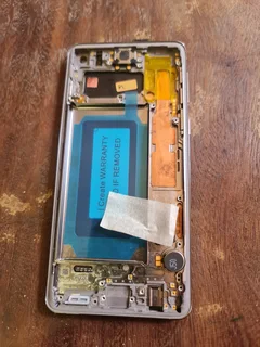 samsung S10 Replacement LCD with Silver Frame Amoled i dont fit i  only sell parts
