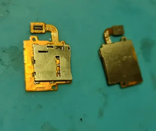 samsung Tab  10.1 sm-t580 sm-t585 replacement  Sim card reader with flex I don't fit