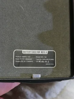 samsung  note 9 wireless  PowerBar back cover 5000mah