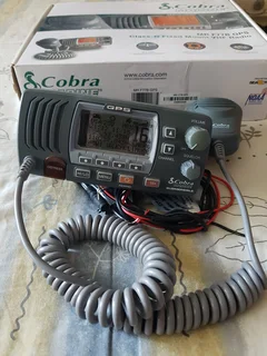 Cobra Marine MR F77B GPS class-D fixed mount VHF Radio