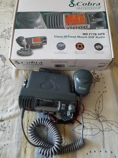 Cobra Marine MR F77B GPS class-D fixed mount VHF Radio