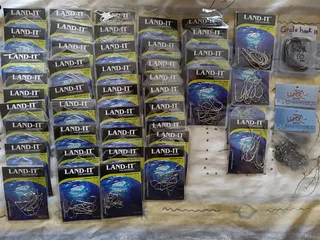 Fishing hooks and Swivels