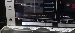 Fisher - Stereo Double Cassette Deck - Cr - W77