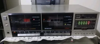 FISHER - STEREO DOUBLE CASSETTE DECK - CR - W77
