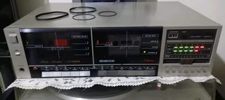 FISHER - STEREO DOUBLE CASSETTE DECK - CR - W77