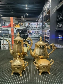 Vintage 24k gold plated 4PC tea set R2500