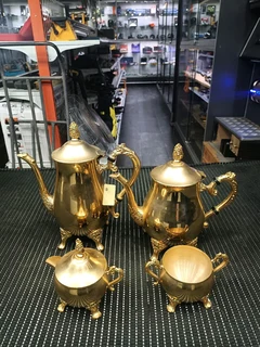Vintage 24k gold plated 4PC tea set R2500