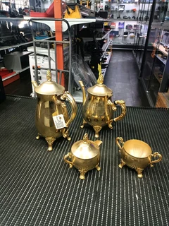 Vintage 24k gold plated 4PC tea set R2500