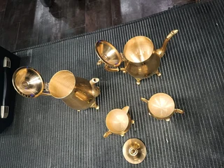 Vintage 24k gold plated 4PC tea set R2500