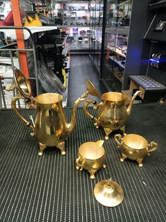 Vintage 24k gold plated 4PC tea set R2500