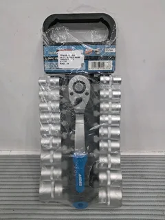 Midasprro 19 PC 1/2&#34; drive socket set new R900