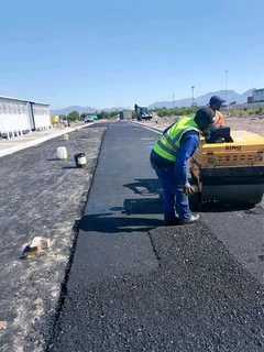 Hot Tar asphalt and paving