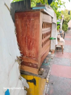 Oregon pine wine rack vintage