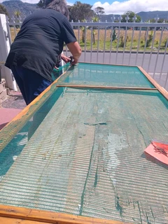 Mosquito screen door