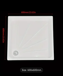 Shower floor 600x600mm