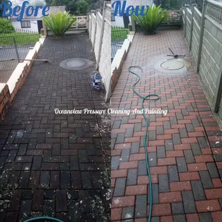 High pressure cleaning and painting