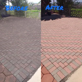 High pressure cleaning and painting