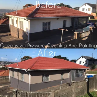 High pressure cleaning and painting